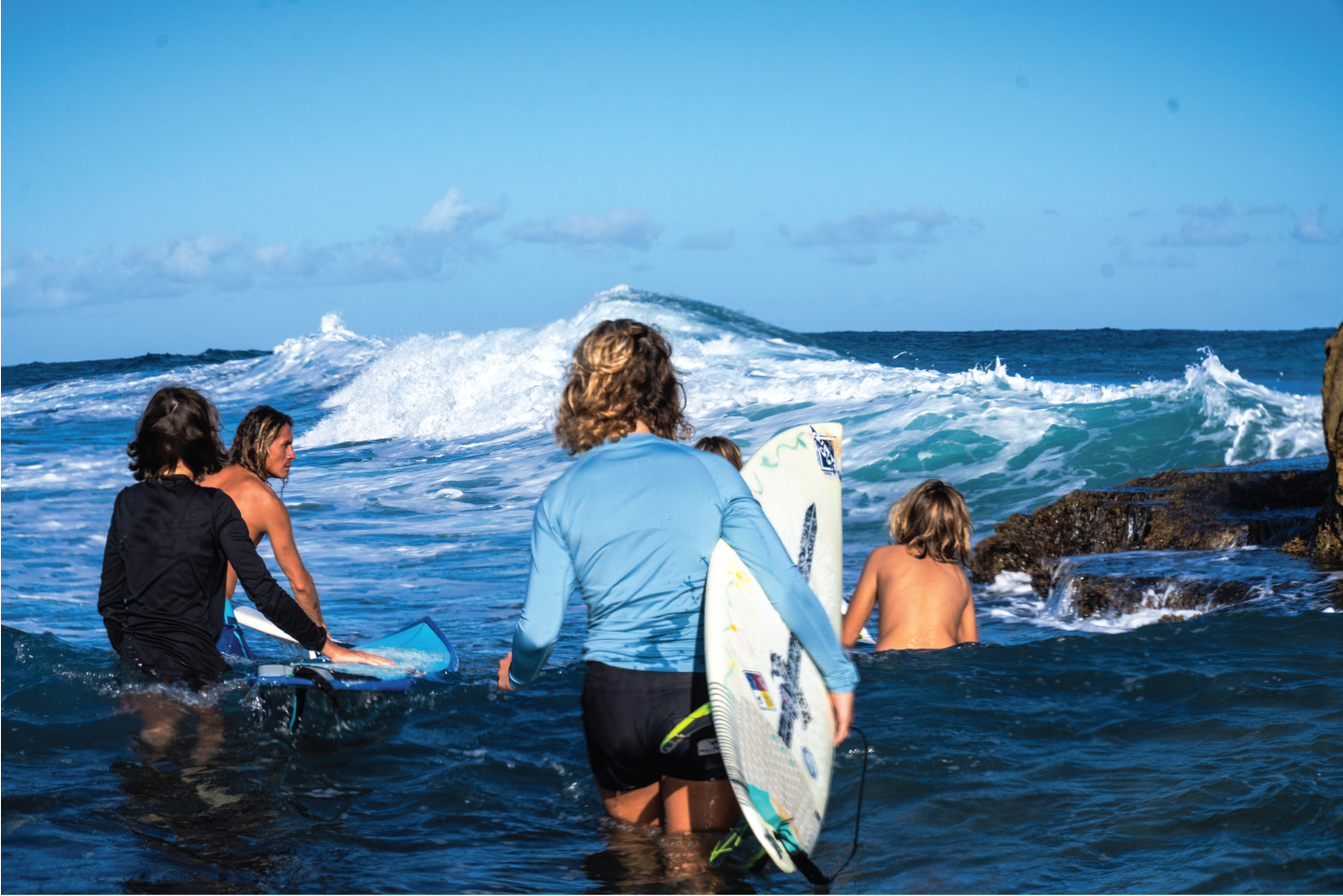 Groms in the Line Up